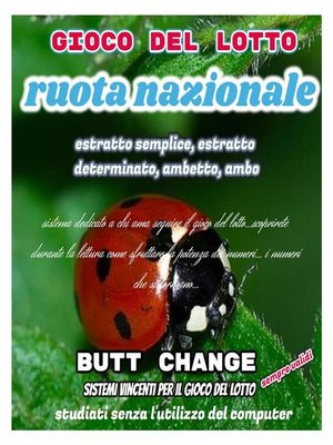 cover image of Gioco del lotto--Ruota Nazionale